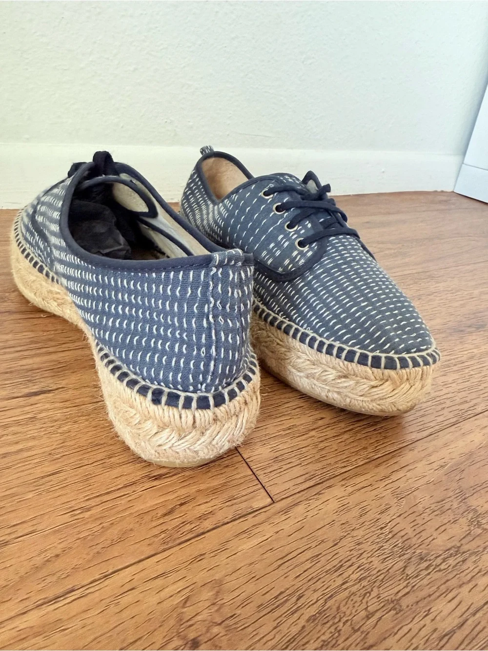 Loeffler Randall Women’s Blue Espadrille Sneakers Size 8